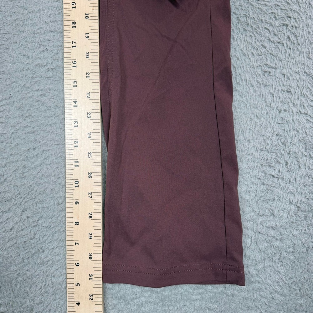 Prana Womens Halle Hiking Pants Plum Burgundy Sz 00 Regular Inseam Straight Leg - Picture 8 of 11